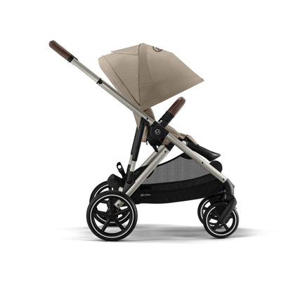 Carrinho De Bebê Cybex Gazelle S Almond Beige (Taupe Frame) - Capota XXL UPF50+